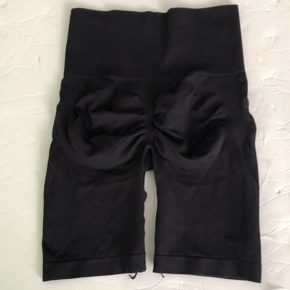 Scrunch Butt Shorts Athletic Yoga Unbranded XS Black